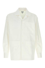 White Regular Solid Shirt 1