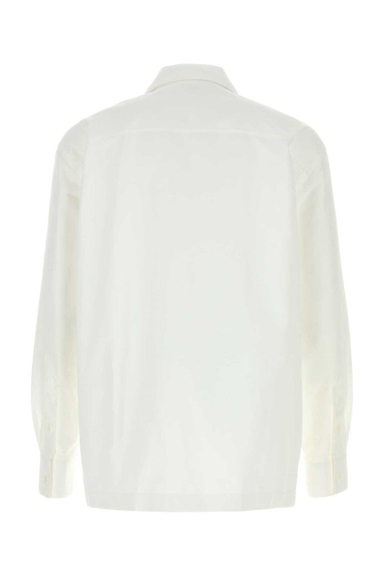 White Regular Solid Shirt 2