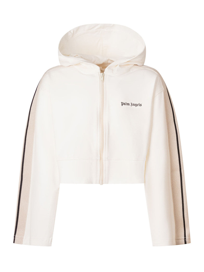 Girls White Logo Hoodie 1