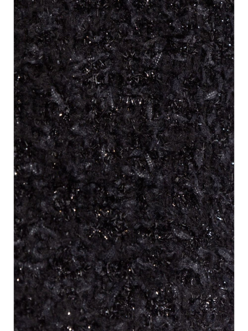 Black Tweed midi skirt 2