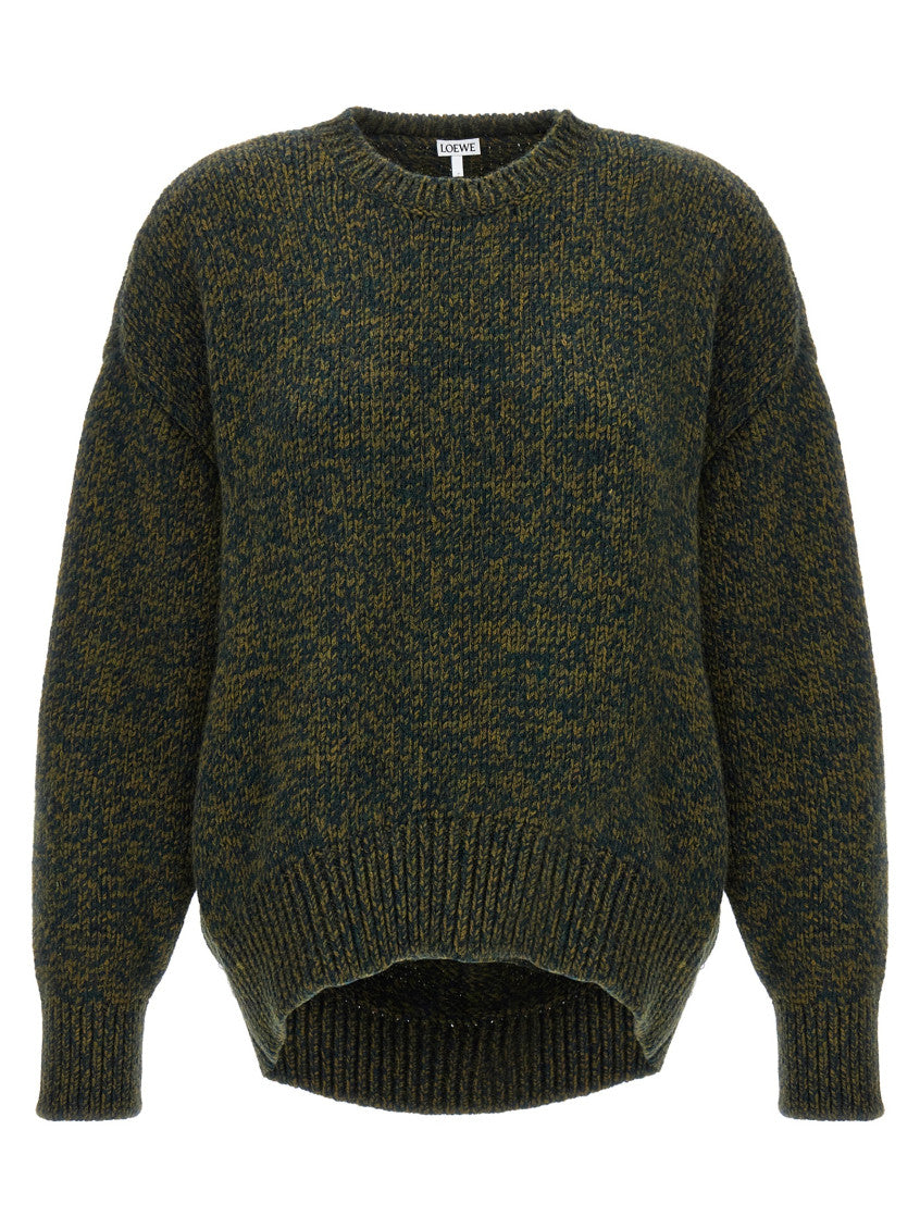 Dark Green Double Neck Sweater 1