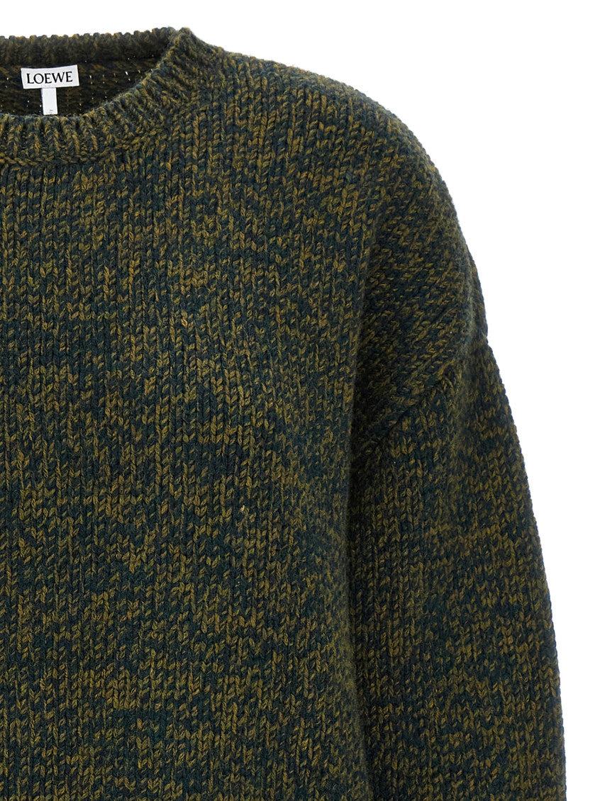Dark Green Double Neck Sweater 4