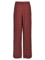 Maroon Patterned pants 1
