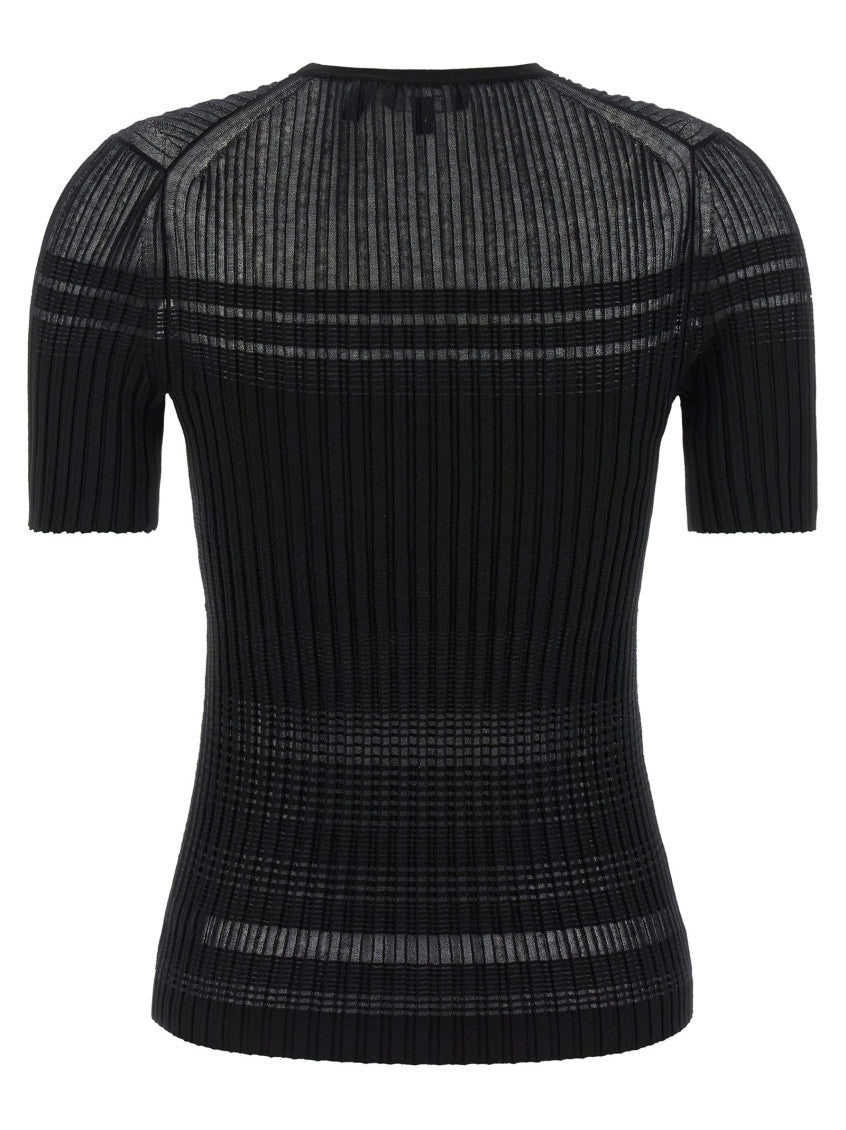 Black Ribbed T-shirt 2