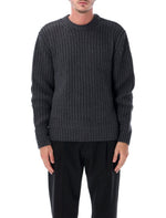 Dark Grey Knitted Sweater 1