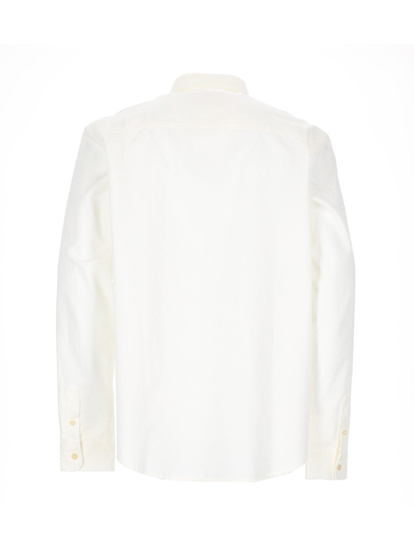 White Regular Solid Shirt 2