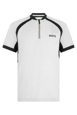 White Band Collar Logo Polo 1