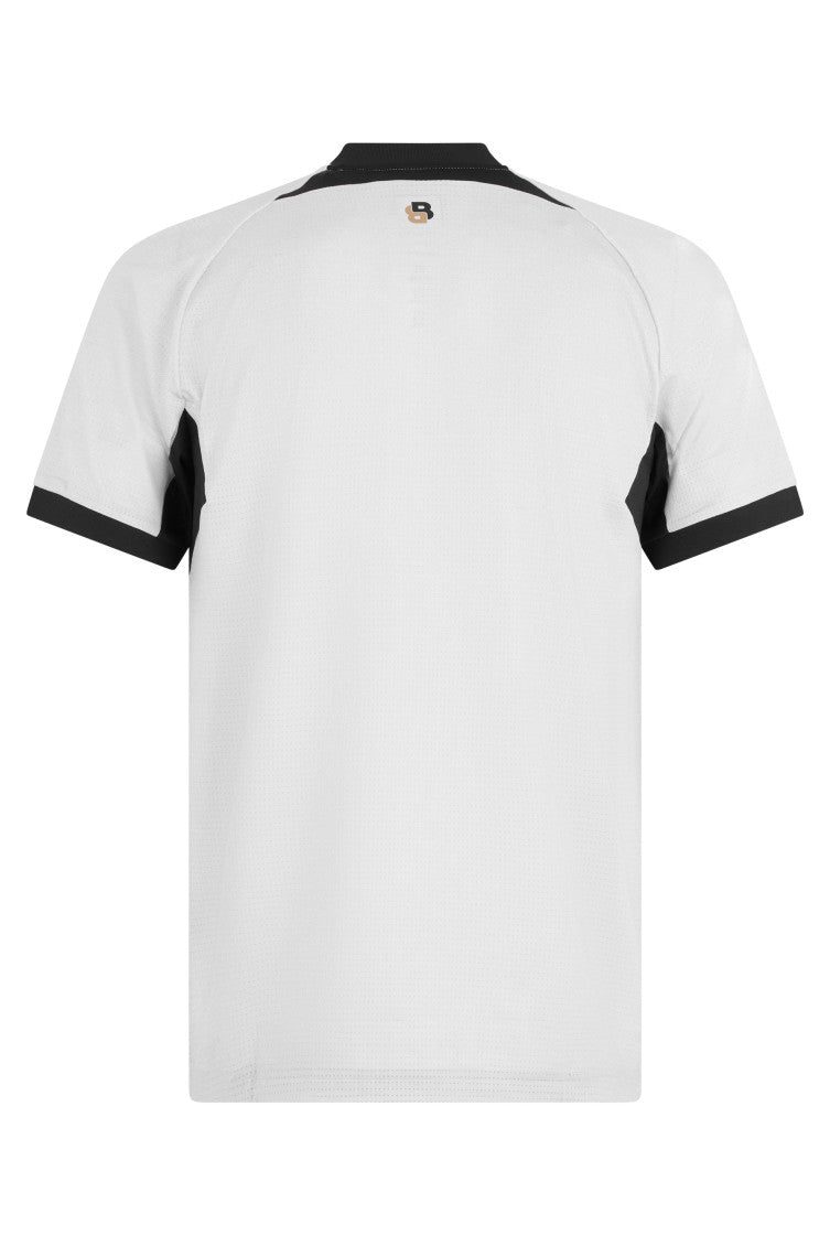 White Band Collar Logo Polo 2