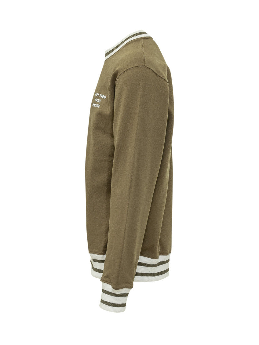 Khaki Crew Neck Sweatshirt 3
