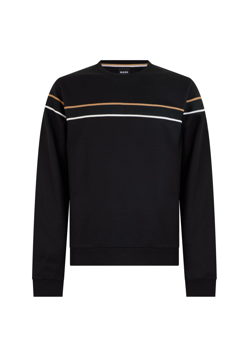 Black Crew Neck Sweatshirt 1