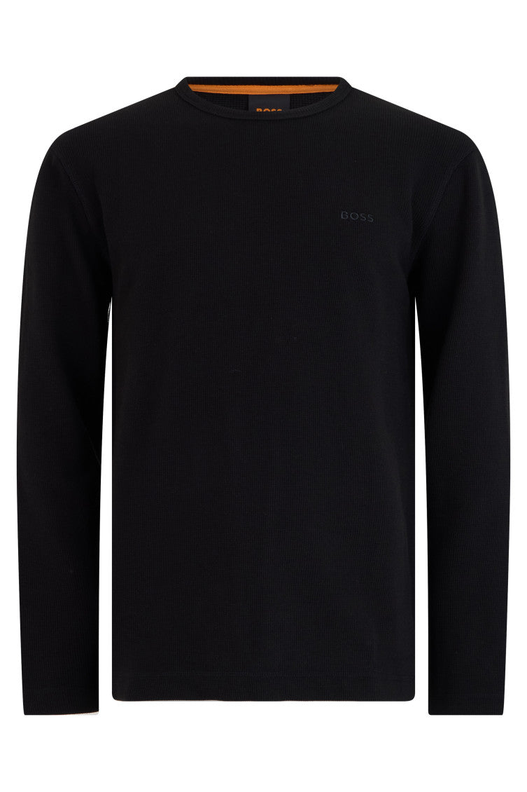 Black Full Sleeves Logo T-Shirt 1