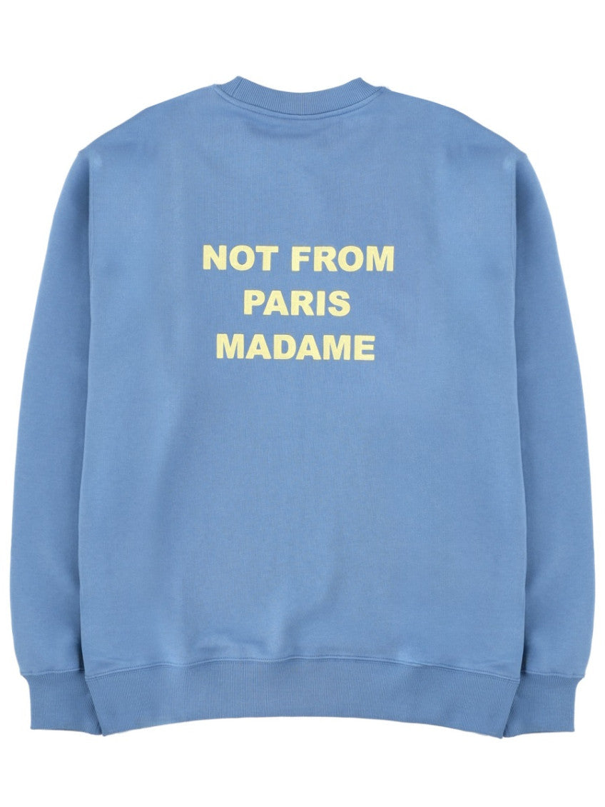 Blue Crew Neck Sweatshirt 2