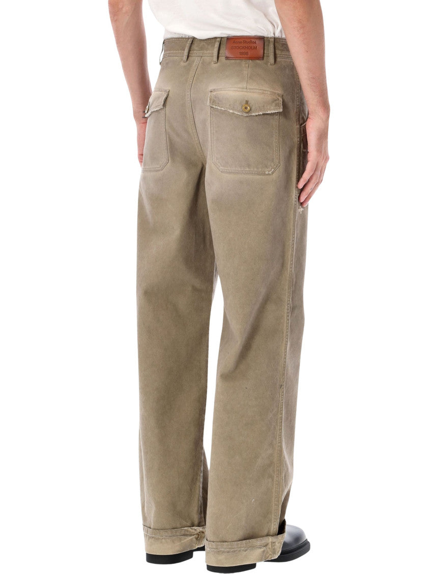 Beige Loose Trousers 2
