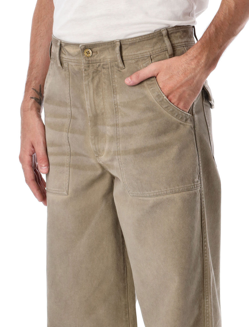 Beige Loose Trousers 3