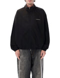 Black Mock Collar Jacket 1
