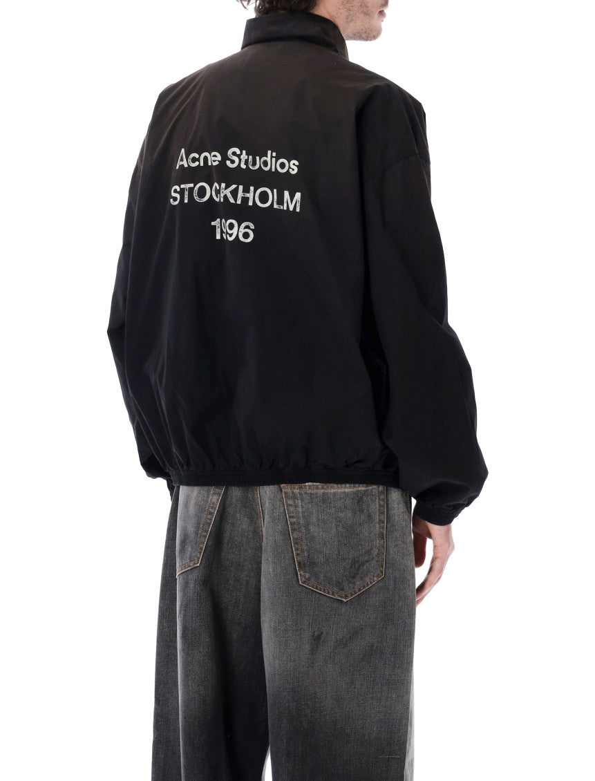 Black Mock Collar Jacket 2