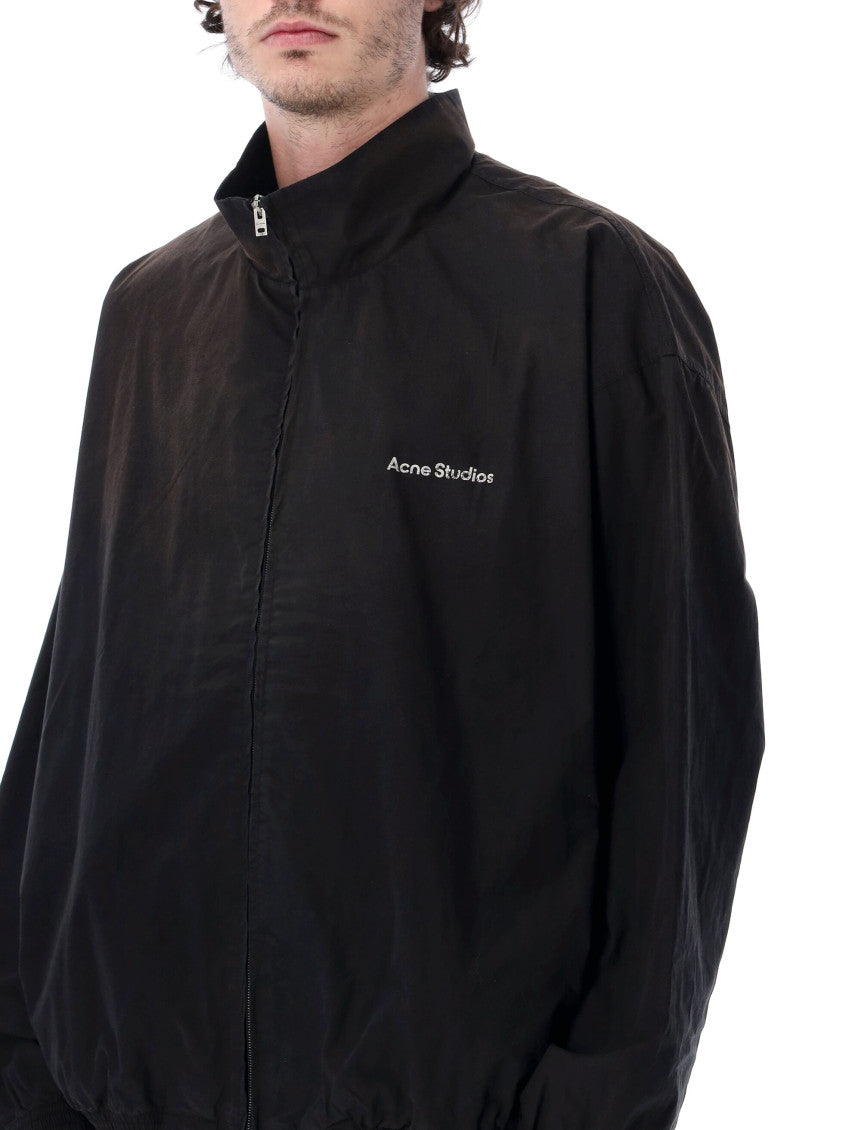 Black Mock Collar Jacket 3