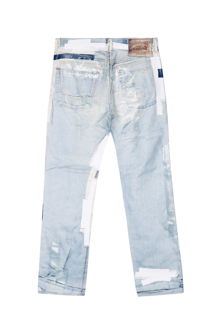 Light Blue Straight Jeans 2