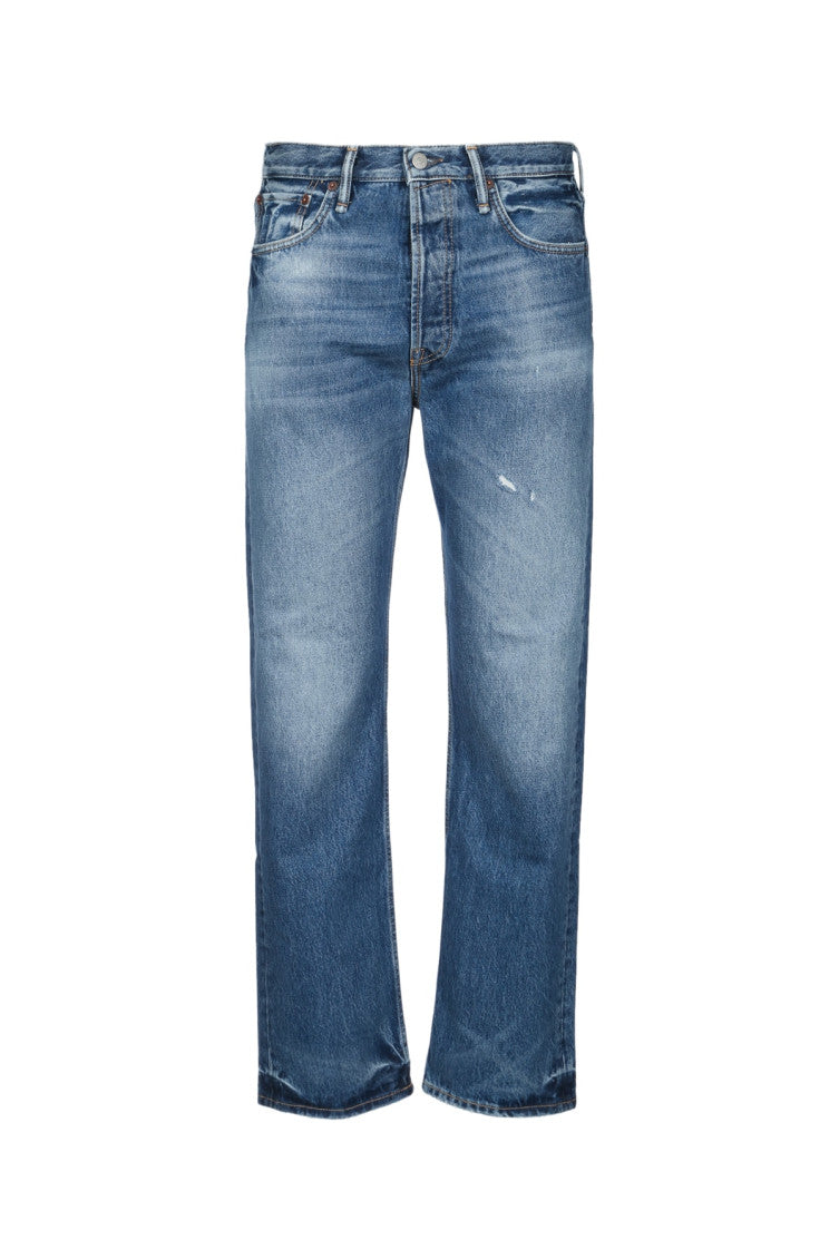 Blue Mid Rise Jeans 1
