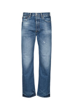 Blue Mid Rise Jeans 1