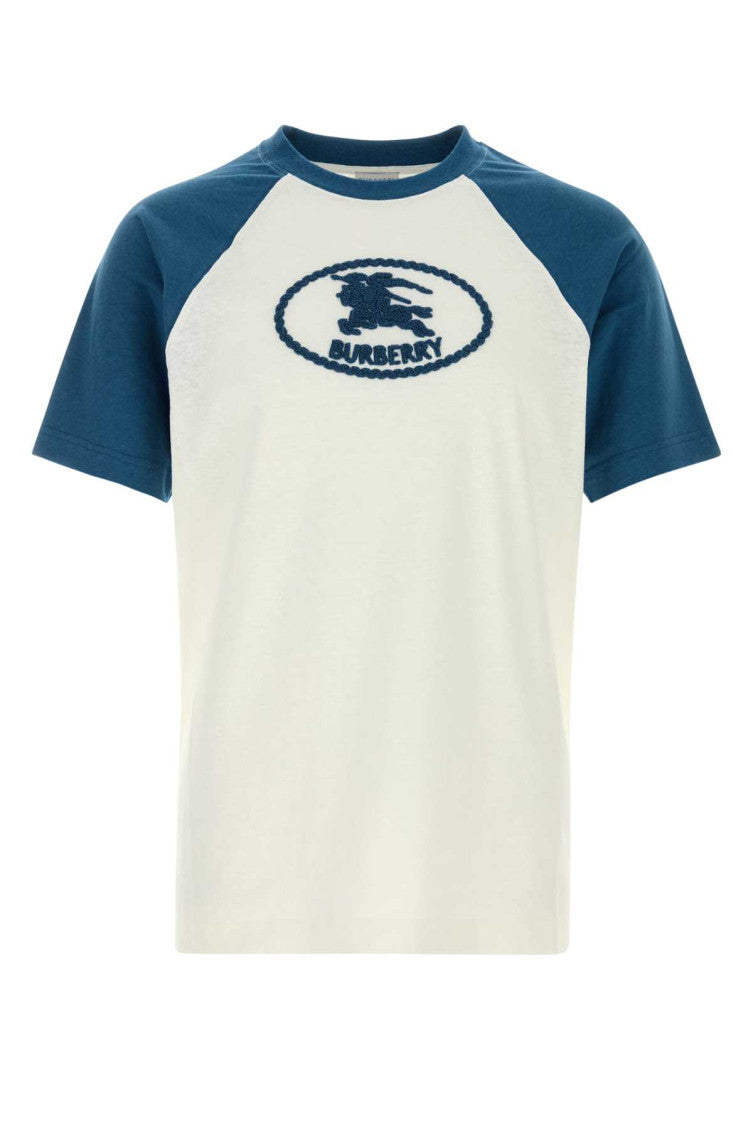 White Logo Crew Neck T-Shirt 1