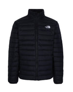 Black Quilted Mock Collar Jacket 1