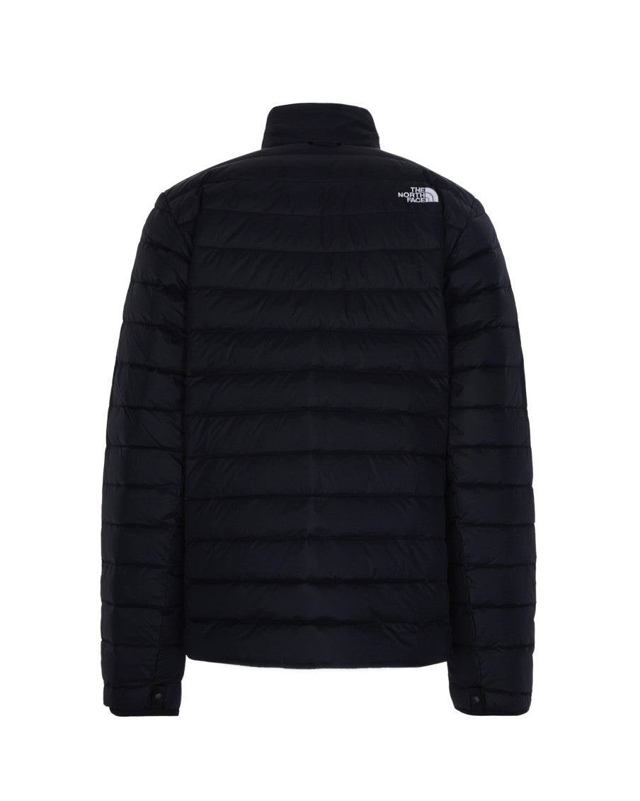 Black Quilted Mock Collar Jacket 2
