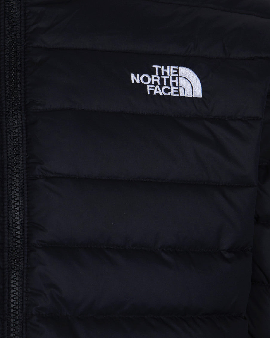 Black Quilted Mock Collar Jacket 3