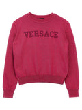 Girls Fuchsia Logo Sweater 1