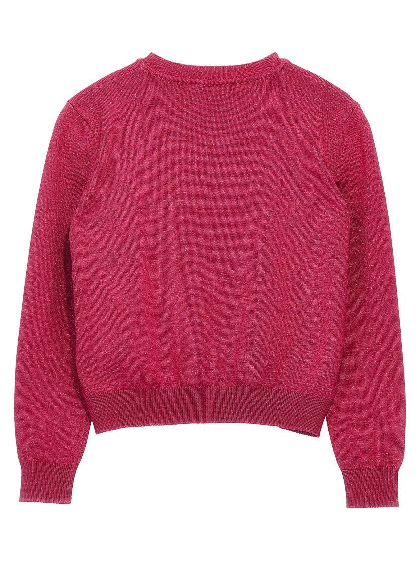 Girls Fuchsia Logo Sweater 2