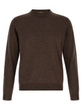Brown Crew Neck Sweater 1