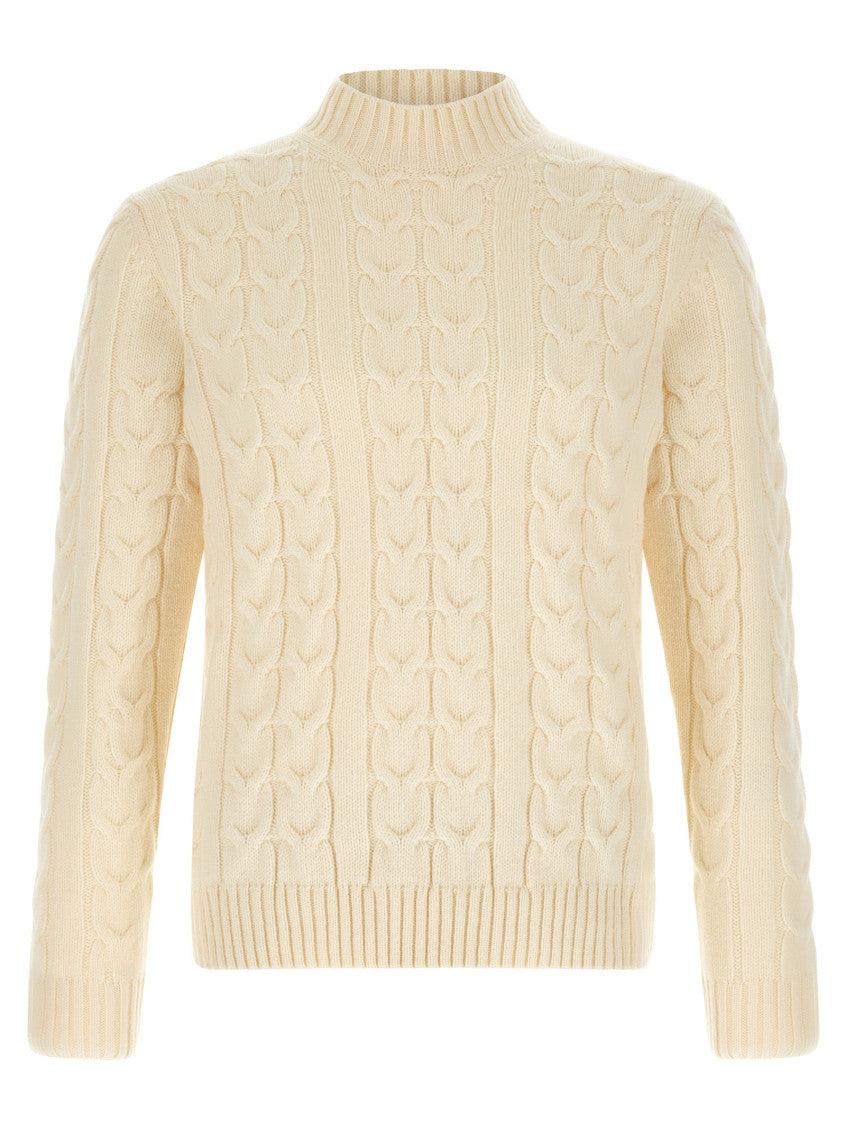 Off White Knitted Sweater 1