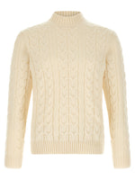 Off White Knitted Sweater 1