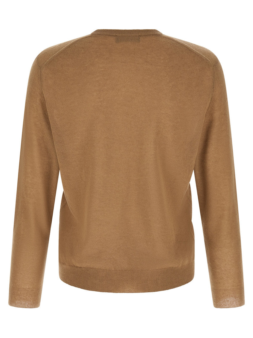 Brown Crew Neck Sweater 2