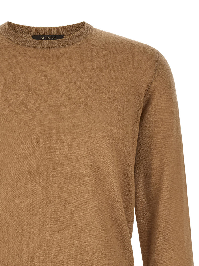 Brown Crew Neck Sweater 3