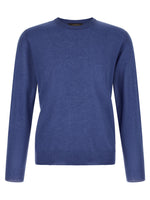Blue Crew Neck Sweater 1
