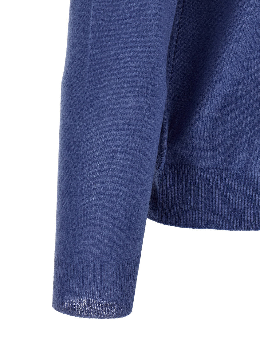 Blue Crew Neck Sweater 4