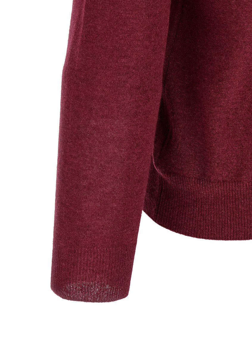 Red Crew Neck Sweater 4
