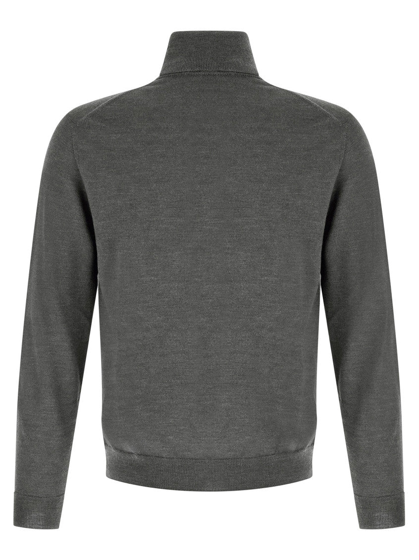 Grey Turtle Neck Sweater 2