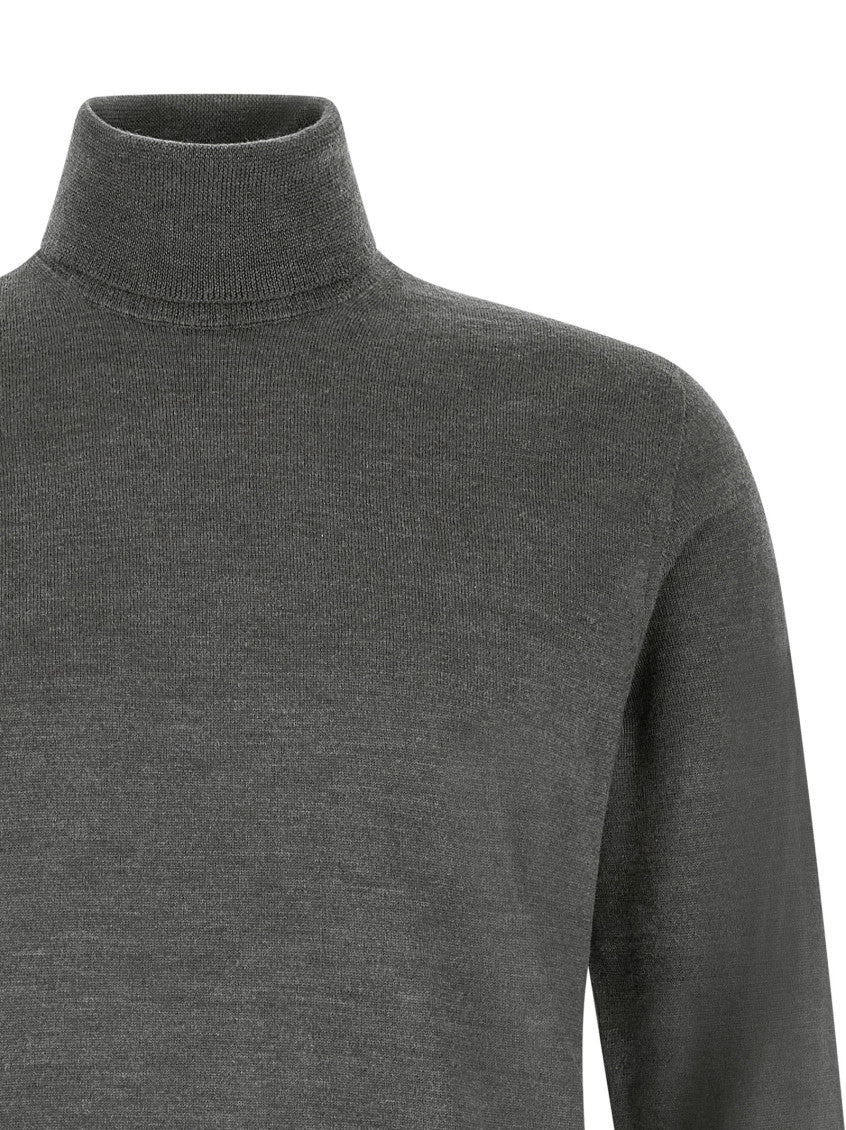Grey Turtle Neck Sweater 3