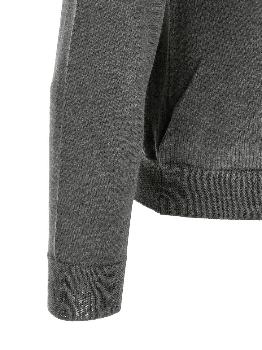 Grey Turtle Neck Sweater 4