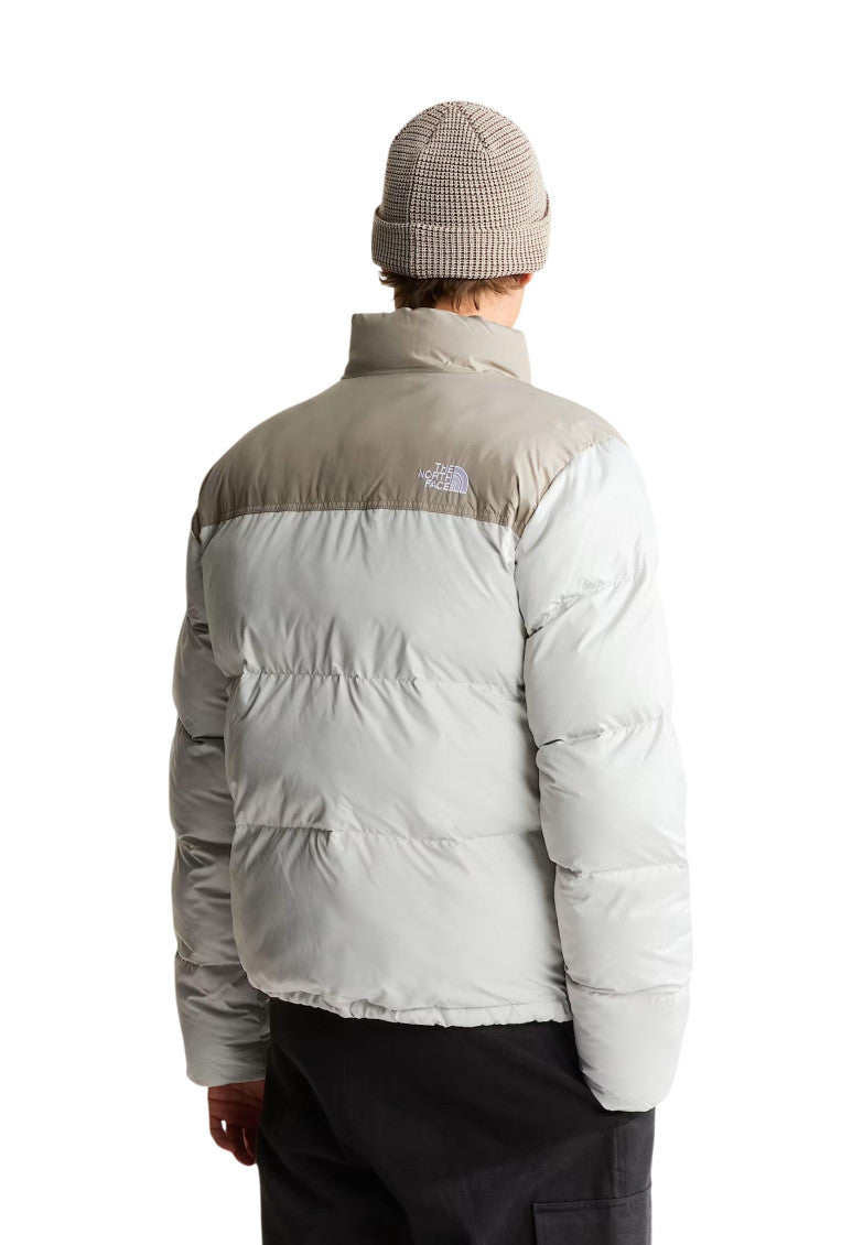 Light Grey Quilted Logo Jacket 2
