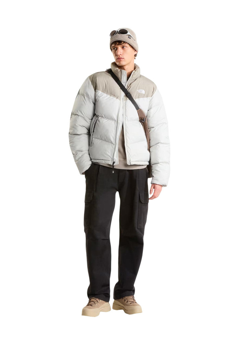 Light Grey Quilted Logo Jacket 3