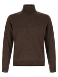 Dark Brown Turtle Neck Sweater 1