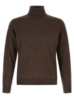 Dark Brown Turtle Neck Sweater 1