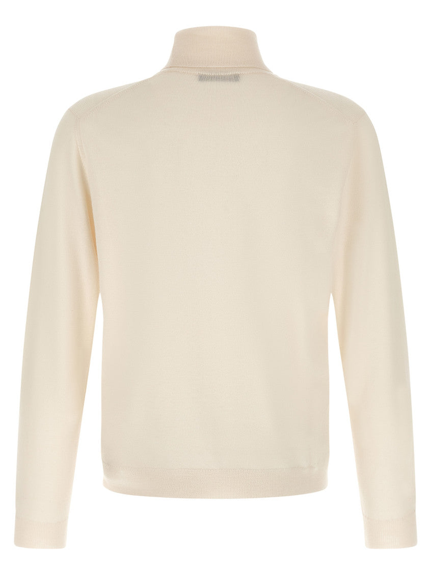 Off White Turtle Neck Sweater 2
