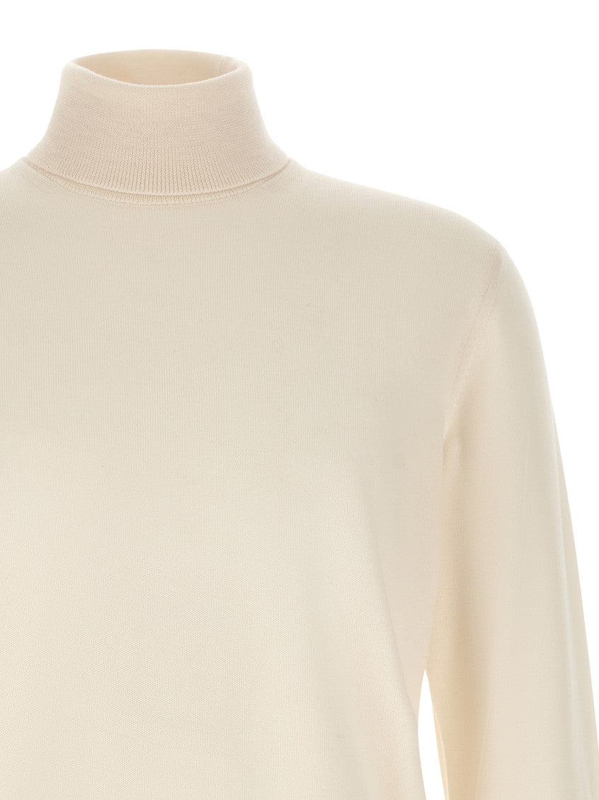 Off White Turtle Neck Sweater 3