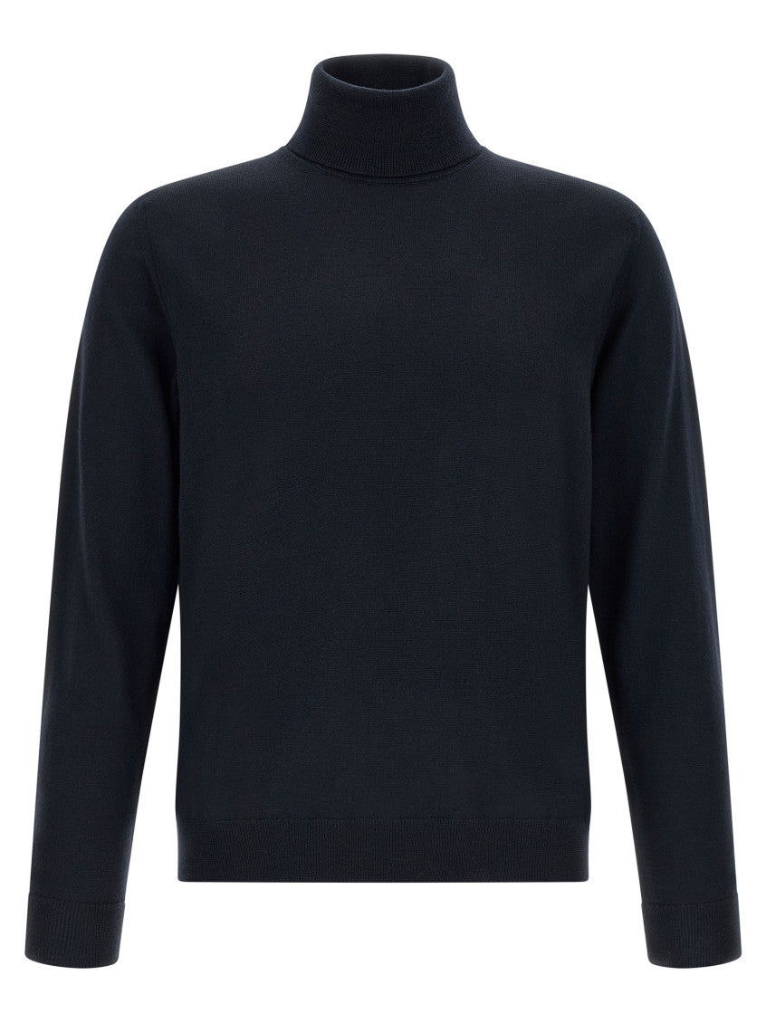 Navy Blue Turtle Neck Sweater 1