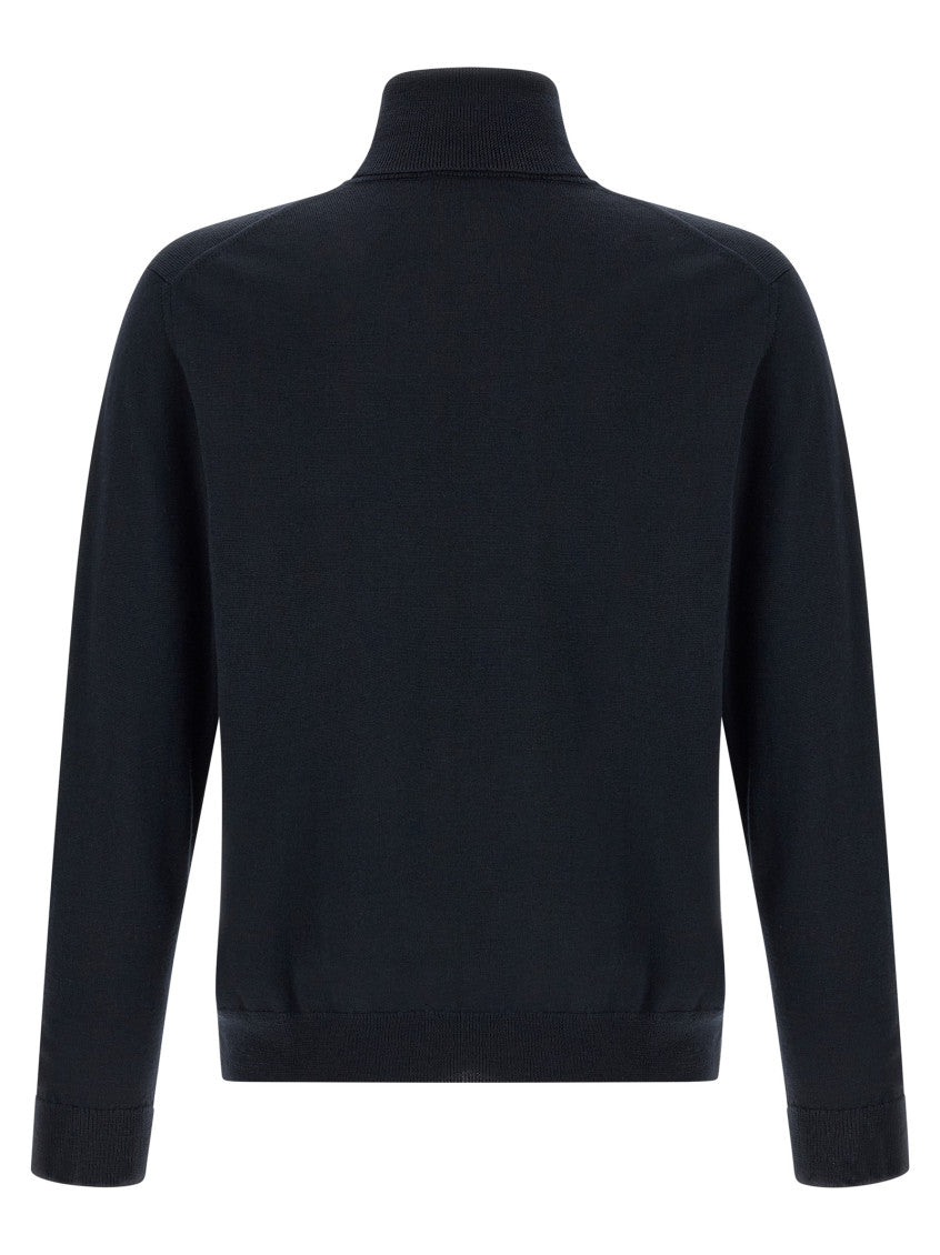 Navy Blue Turtle Neck Sweater 2