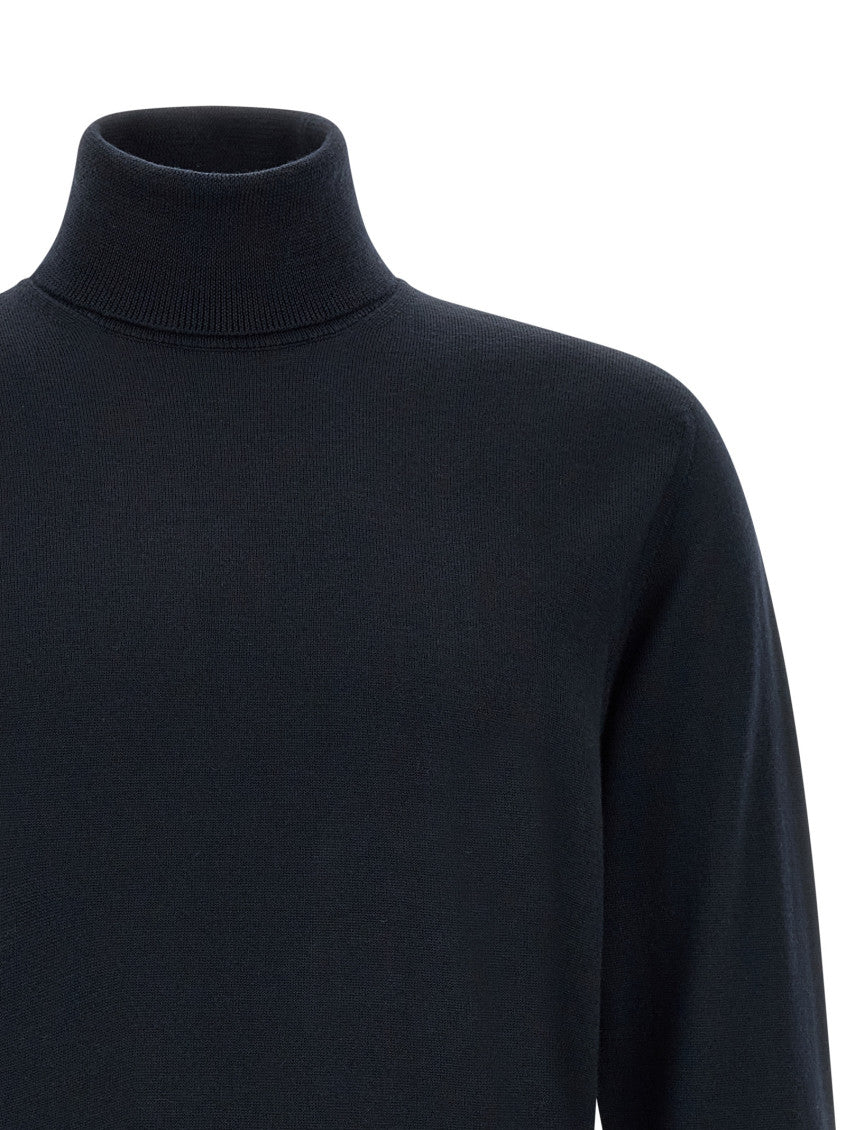 Navy Blue Turtle Neck Sweater 3